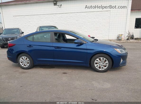 5NPD74LF6LH601098 2020 HYUNDAI ELANTRA Синий Вид задней части салона