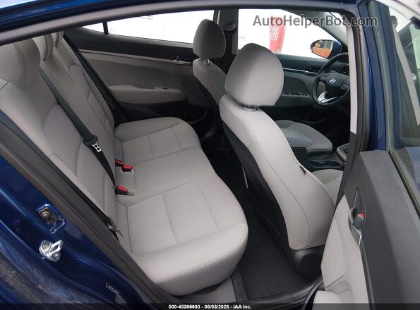 5NPD74LF6LH601120 2020 HYUNDAI ELANTRA Blue VIN კოდის სტიკერის ხედი