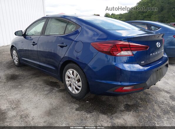 5NPD74LF6LH601120 2020 HYUNDAI ELANTRA Blue უკანა მარცხენა