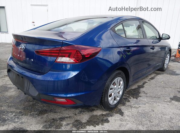 5NPD74LF6LH601120 2020 HYUNDAI ELANTRA Blue უკანა მარჯვენა