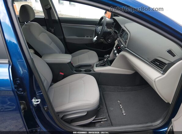 5NPD74LF6LH601120 2020 HYUNDAI ELANTRA Blue წინა სალონის ხედი
