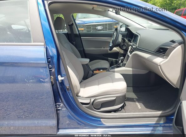 5NPD74LF6LH601313 2020 HYUNDAI ELANTRA Dark Blue Front interior view