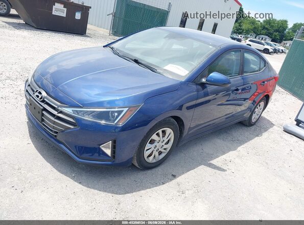 5NPD74LF6LH601313 2020 HYUNDAI ELANTRA Dark Blue Front left