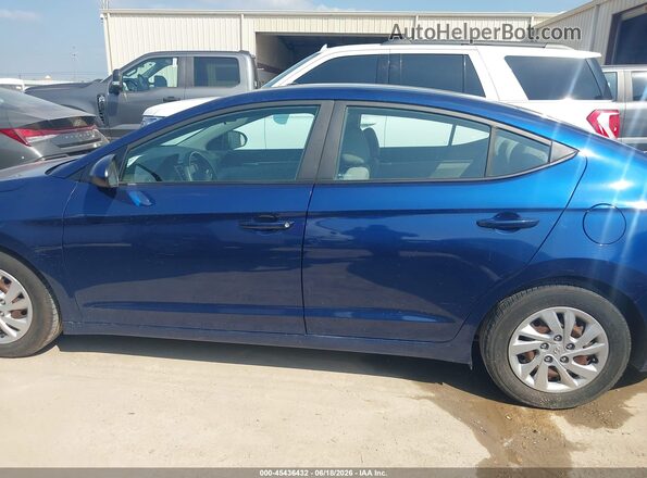 5NPD74LF6LH601697 2020 HYUNDAI ELANTRA Синий Панорамный вид салона 360°