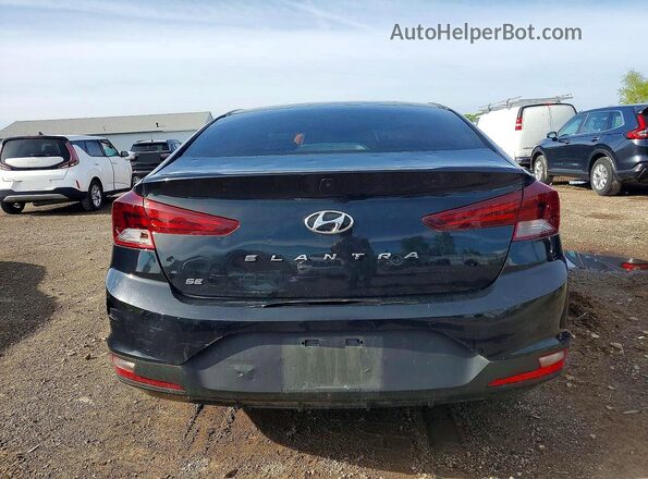 5NPD74LF6LH601831 2020 HYUNDAI ELANTRA Black Rear view