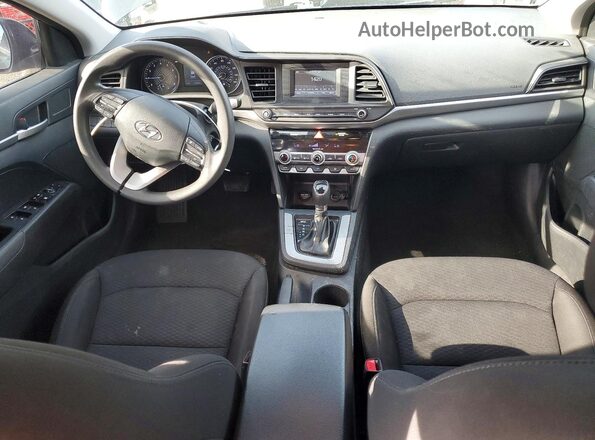 5NPD74LF6LH601831 2020 HYUNDAI ELANTRA Black Dashboard view