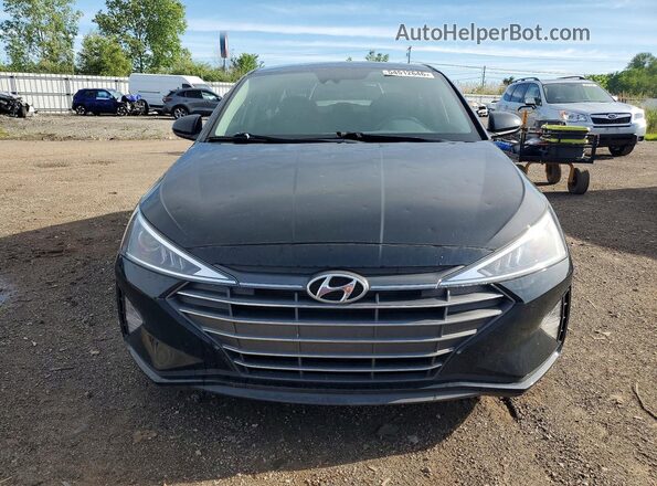 5NPD74LF6LH601831 2020 HYUNDAI ELANTRA Black Front view