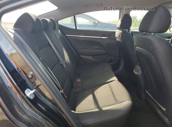 5NPD74LF6LH601831 2020 HYUNDAI ELANTRA Black Rear seats view