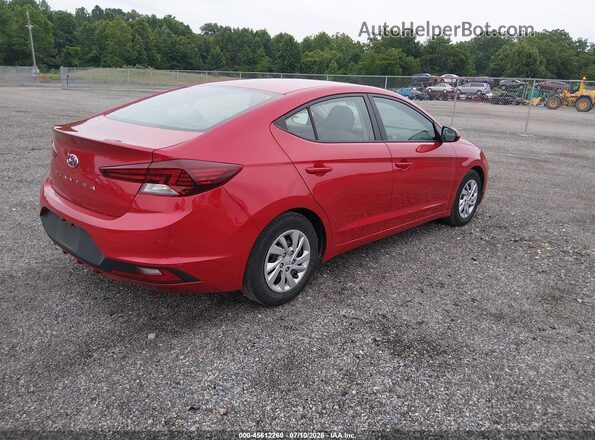 5NPD74LF6LH602168 2020 HYUNDAI ELANTRA Red Задня права чверть