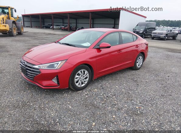 5NPD74LF6LH602168 2020 HYUNDAI ELANTRA Red Передня ліва чверть
