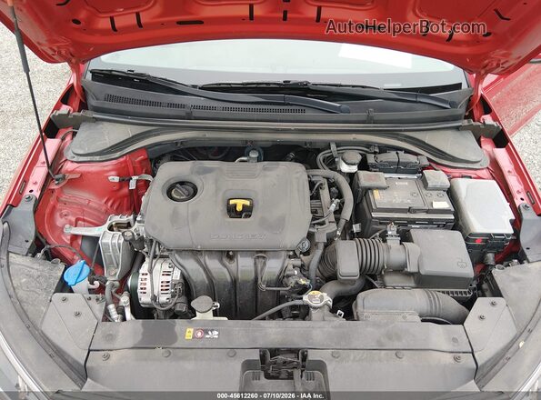 5NPD74LF6LH602168 2020 HYUNDAI ELANTRA Red Вид ззаду