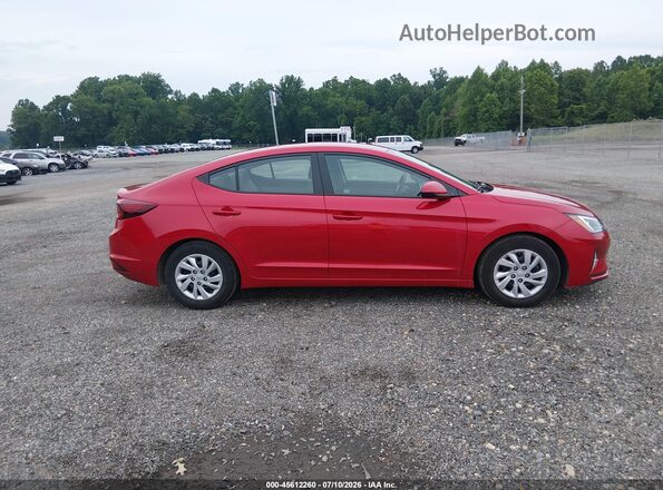 5NPD74LF6LH602168 2020 HYUNDAI ELANTRA Red 