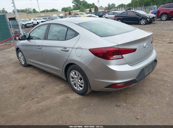5NPD74LF6LH603272 2020 HYUNDAI ELANTRA Silver Rear left