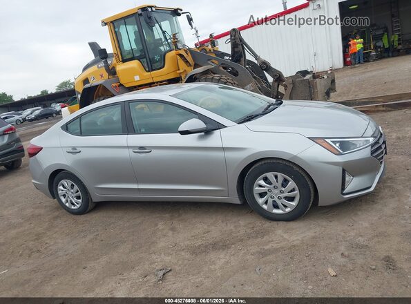 5NPD74LF6LH603272 2020 HYUNDAI ELANTRA Silver Rear interior view