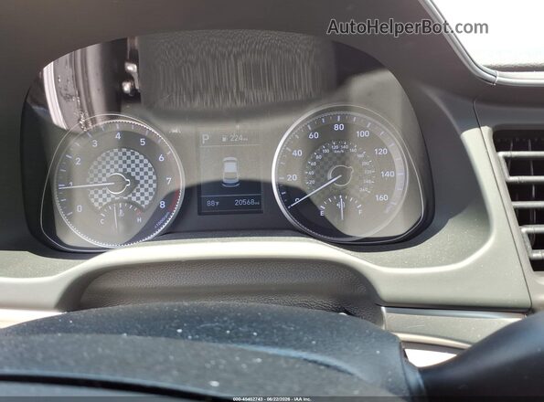 5NPD74LF6LH603286 2020 HYUNDAI ELANTRA Серебряный Вид задних сидений