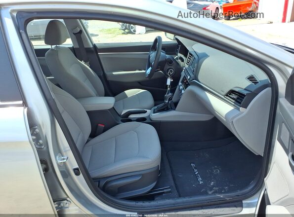 5NPD74LF6LH603286 2020 HYUNDAI ELANTRA Серебряный Вид салона спереди