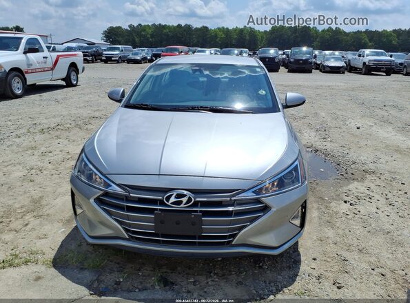 5NPD74LF6LH603286 2020 HYUNDAI ELANTRA Серебряный Вид щитка приборов