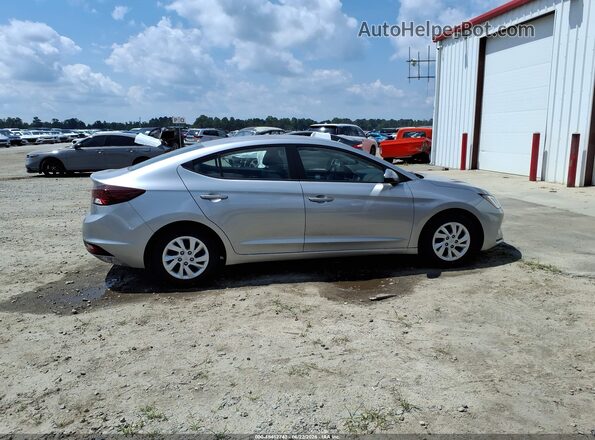 5NPD74LF6LH603286 2020 HYUNDAI ELANTRA Серебряный Вид задней части салона