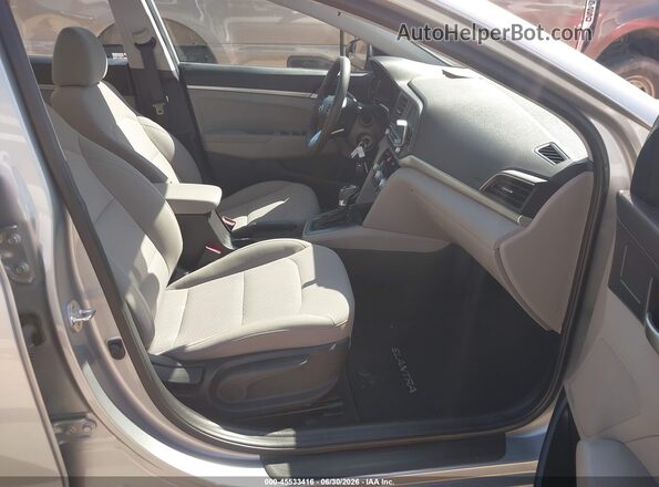 5NPD74LF6LH604759 2020 HYUNDAI ELANTRA Серый Вид салона спереди