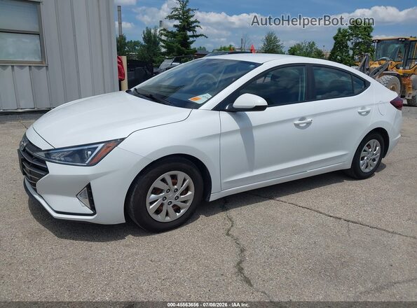 5NPD74LF6LH608875 2020 HYUNDAI ELANTRA White Vista tres cuartos delantera izquierda