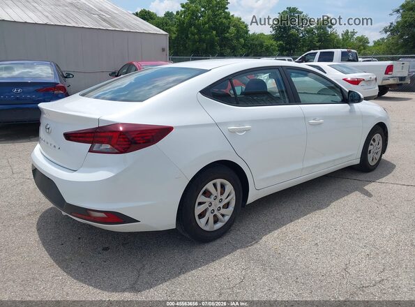 5NPD74LF6LH608875 2020 HYUNDAI ELANTRA White Trasero derecho