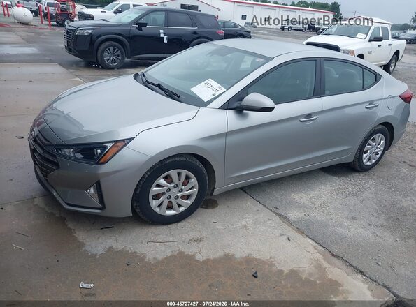 5NPD74LF6LH608889 2020 HYUNDAI ELANTRA Silver წინა მარცხენა ხედი სამი მეოთხედიდან