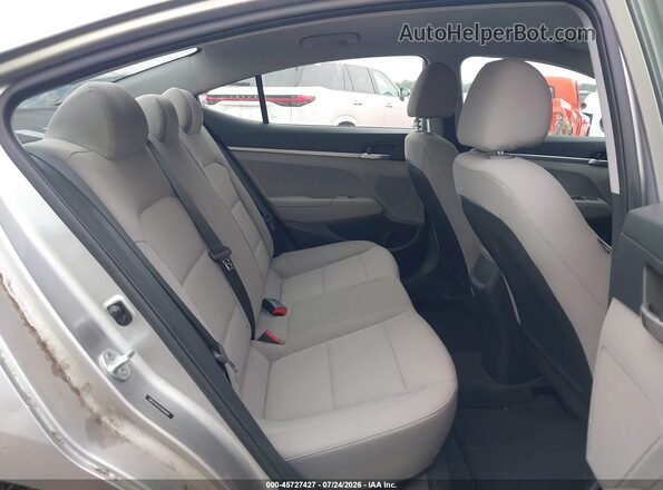5NPD74LF6LH608889 2020 HYUNDAI ELANTRA Silver VIN კოდის სტიკერის ხედი