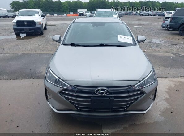 5NPD74LF6LH608889 2020 HYUNDAI ELANTRA Silver ხელსაწყოთა პანელის ხედი