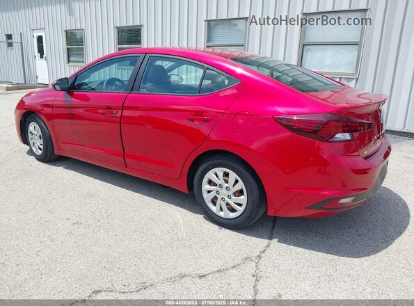 5NPD74LF6LH608911 2020 HYUNDAI ELANTRA Red უკანა მარცხენა
