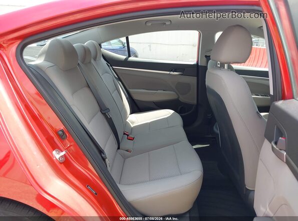 5NPD74LF6LH608911 2020 HYUNDAI ELANTRA Red VIN კოდის სტიკერის ხედი