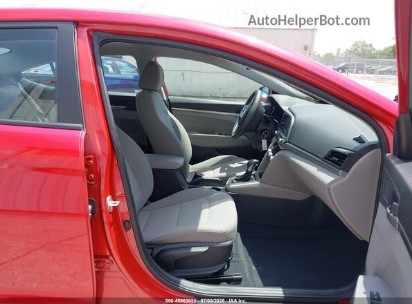 5NPD74LF6LH608911 2020 HYUNDAI ELANTRA Red წინა სალონის ხედი