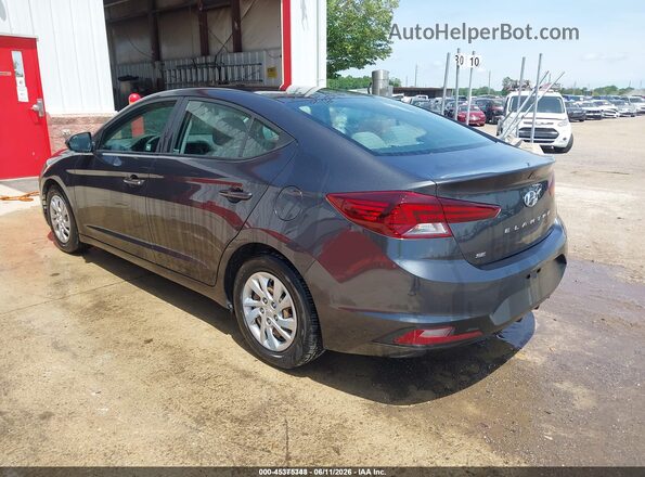 5NPD74LF6LH612117 2020 HYUNDAI ELANTRA Gray Задня ліва чверть