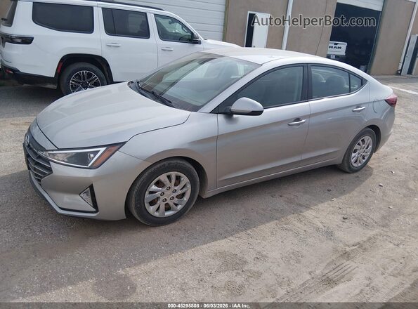 5NPD74LF6LH613428 2020 HYUNDAI ELANTRA Silver წინა მარცხენა ხედი სამი მეოთხედიდან