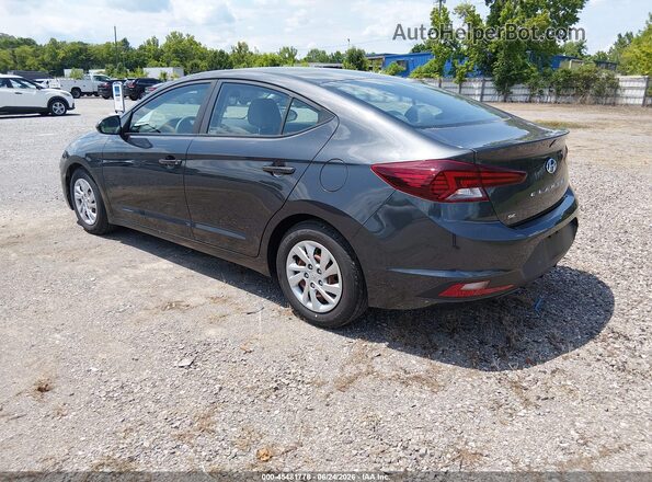 5NPD74LF6LH614336 2020 HYUNDAI ELANTRA Gray Trasero izquierdo