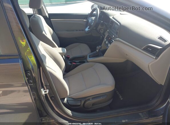 5NPD74LF6LH614899 2020 HYUNDAI ELANTRA Gray წინა სალონის ხედი