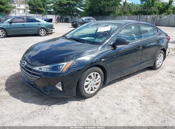 5NPD74LF6LH616619 2020 HYUNDAI ELANTRA Black წინა მარცხენა ხედი სამი მეოთხედიდან