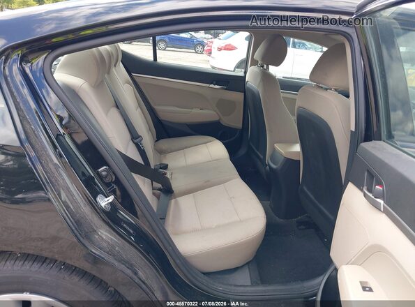 5NPD74LF6LH616619 2020 HYUNDAI ELANTRA Black VIN კოდის სტიკერის ხედი