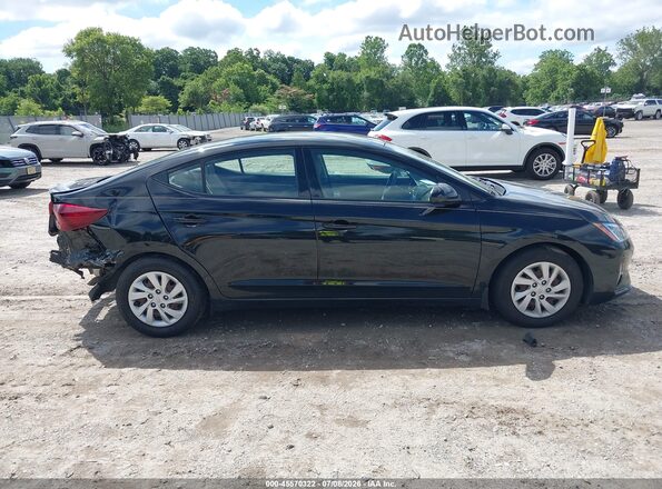 5NPD74LF6LH616619 2020 HYUNDAI ELANTRA Black უკანა სალონის ხედი