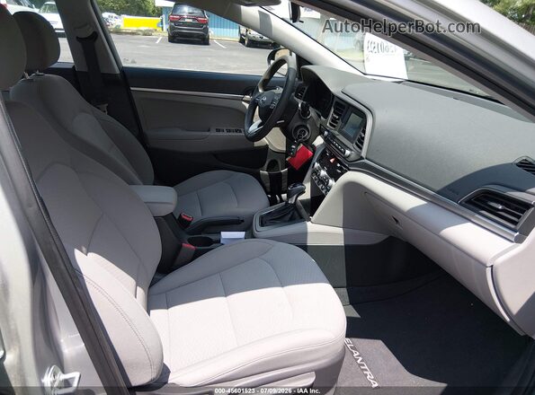 5NPD74LF6LH616894 2020 HYUNDAI ELANTRA Silver Widok wnętrza z przodu