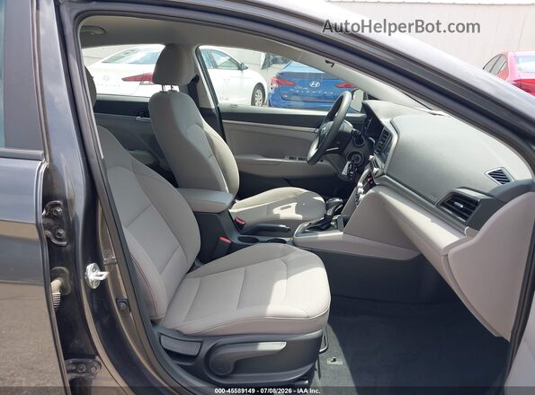 5NPD74LF6LH617835 2020 HYUNDAI ELANTRA Gray წინა სალონის ხედი