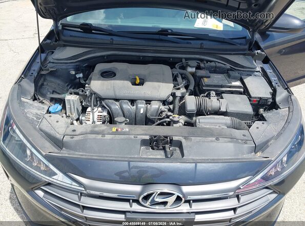 5NPD74LF6LH617835 2020 HYUNDAI ELANTRA Gray უკანა ხედი