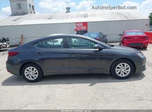 5NPD74LF6LH617835 2020 HYUNDAI ELANTRA Gray სალონის 360-გრადუსიანი ხედი