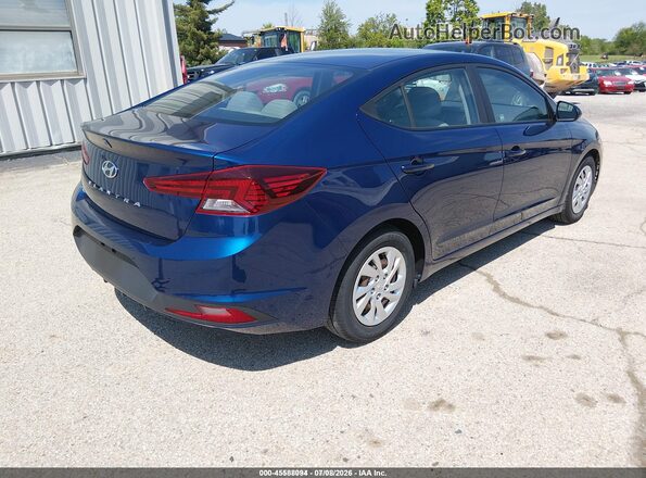 5NPD74LF6LH618211 2020 HYUNDAI ELANTRA Blue Rear right