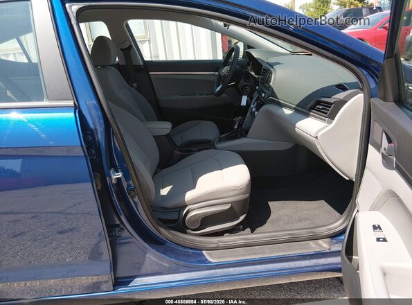 5NPD74LF6LH618211 2020 HYUNDAI ELANTRA Blue Front interior view