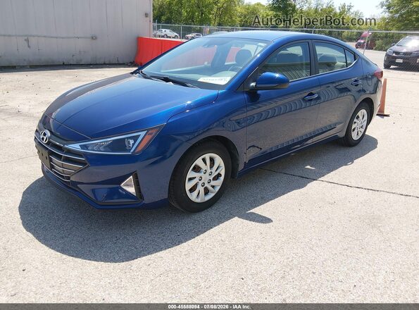 5NPD74LF6LH618211 2020 HYUNDAI ELANTRA Blue Front left