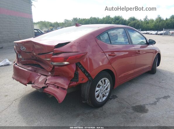 5NPD74LF7HH070839 2017 HYUNDAI ELANTRA Red Rear right