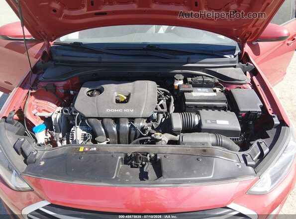 5NPD74LF7HH070839 2017 HYUNDAI ELANTRA Red Rear view
