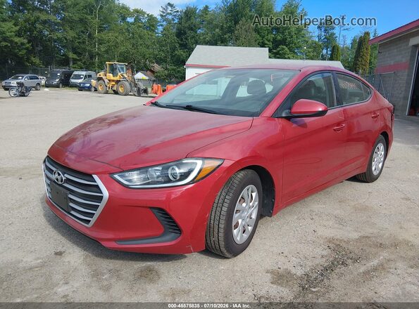 5NPD74LF7HH070839 2017 HYUNDAI ELANTRA Red Front left