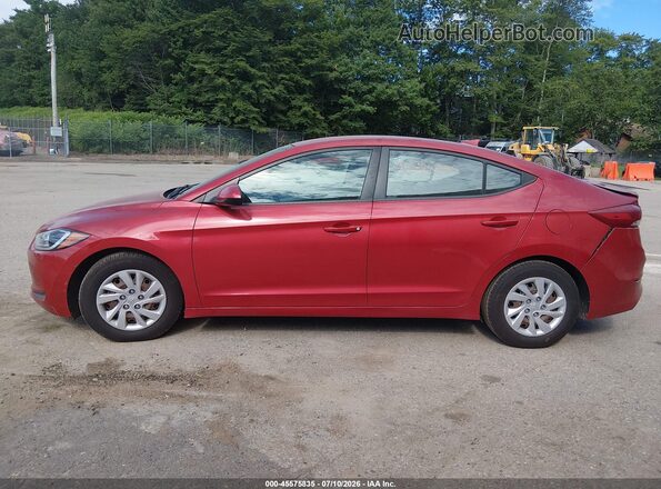 5NPD74LF7HH070839 2017 HYUNDAI ELANTRA Red 