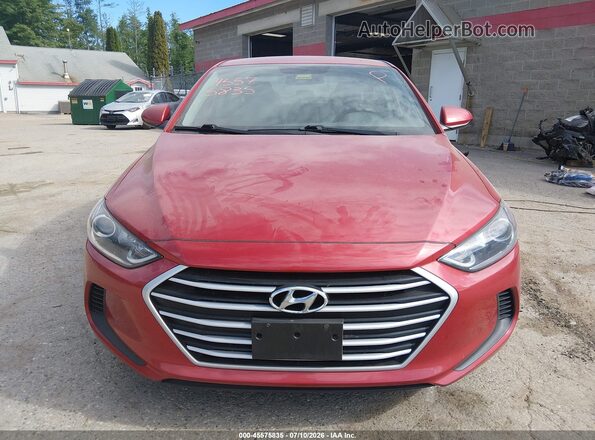 5NPD74LF7HH070839 2017 HYUNDAI ELANTRA Red Rear interior view